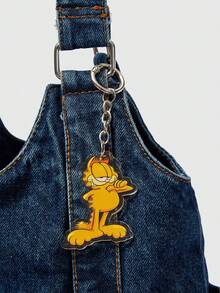 GARFIELD | SHEIN 卡通橘貓壓克力鑰匙圈，可愛動物包包掛飾 - 多色12 - 查看 2