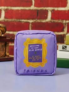 FRIENDS X Joivida 衛生棉收納包－可愛聚酯纖維經期收納袋，適合女孩與女性 - 紫羅蘭色 - 查看 7