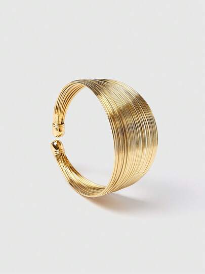 SHEIN BAE Minimalist Cuff Bangle