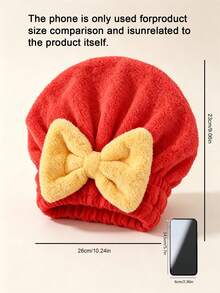 4pcs JapaneseStyle Hair Drying Caps For Women, HeadWrapped Design Crafted From Soft Coral Fleece Fabric With Super Water Absorption And Quick-Drying Performance It Easily Wraps Long Hair And Saves Hair From HighTemperature - Multicolor - View 4