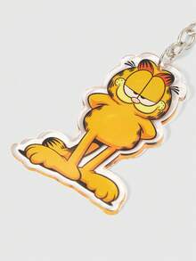 GARFIELD | SHEIN 卡通橘貓壓克力鑰匙圈，可愛動物包包掛飾 - 多色2 - 查看 4