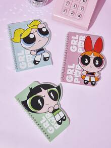THE POWERPUFF GIRLS X Joivida Buku Memo Berwarna-warni yang Cocok untuk Pelajar dan Pekerja Kantoran - Satu-Ukuran - View 14