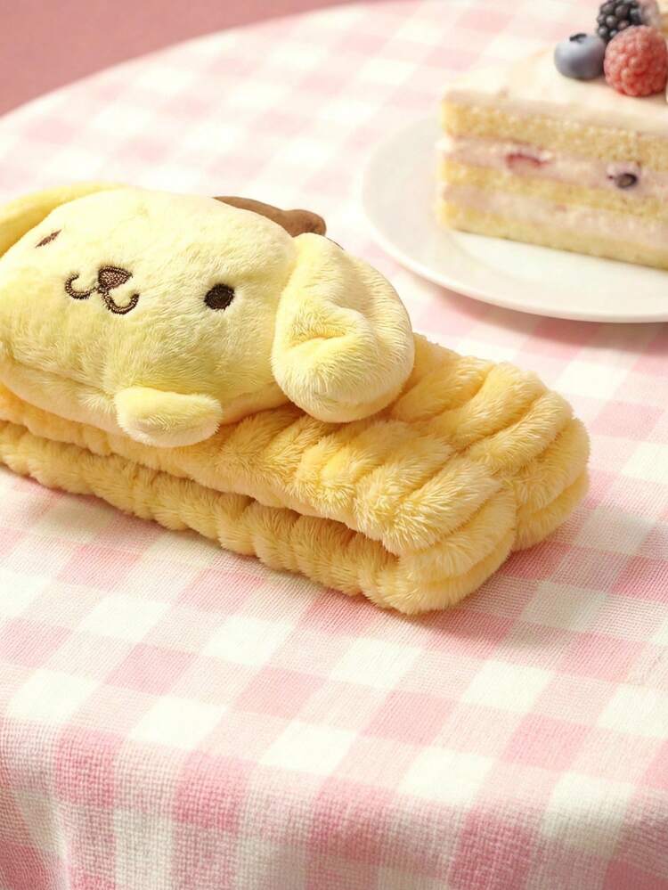 HELLO KITTY AND FRIENDS | Joivida 1個女性用小狗3D毛絨洗臉髮帶，護膚與化妝髮圈，防水防泡沫蓬鬆髮箍，柔軟防滑髮帶，適合浴室、旅行、水療，生日或週年紀念的可愛禮物 - 彩色 - 查看 12