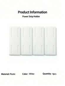 1PC Wall-Mounted Router Socket Holder - Non-Perforated Plastic Cable Organizer For Data/Wire Storage - Multicolor - View 15