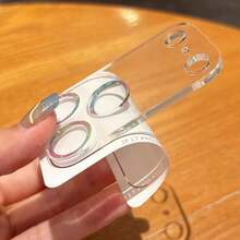 Flashing Camera Protector Film For 17 Pro Max, Transparent Lens Protection Glass, Suitable For The Rear Camera Covers Of 17, 17 Air, And 17 Pro. - Silver - View 3
