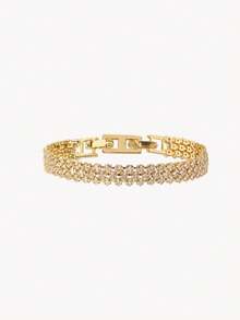 Opalesca Fashion Light Luxury Bracelet - Yellow Gold - View 4