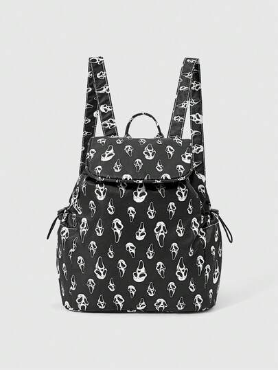 Grunge Punk Mochila de moda para mujer