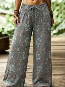 Linhara CURVE Celana Panjang Katun Country-Club Ms Big Yards Model Lurus - Grey - View 6