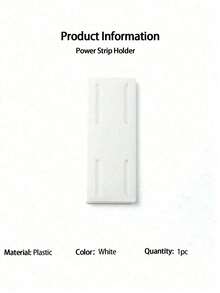 1PC Wall-Mounted Router Socket Holder - Non-Perforated Plastic Cable Organizer For Data/Wire Storage - Multicolor - View 12