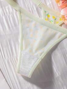 Snug Zone Women's Comfortable Minimalist Thong Panties 5-Pack - Multicolor - View 5