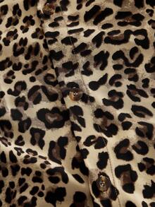 HIMLAND Men's Fashion Streetwear Single-Breasted Leopard Print Long Sleeve Shirt - Multicolor - View 5