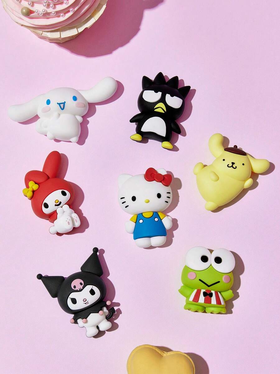 HELLO KITTY AND FRIENDS | POKOJA LAND 3pcs/4pcs/7pcs Cute Cartoon Animal Shape Refrigerator Magnets, Featuring Hello , Melody, And More, Strong Magnetic, Adorable Home Kitchen D R, Fridge Bulletin Board Office Locker D Ration, A Unique Personalized Gift For Birthday Or Anniversary - one-size - View 1