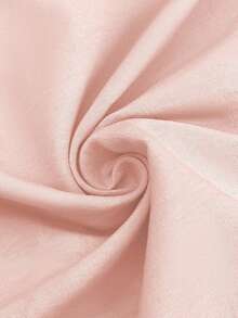 EMERY ROSE 春夏新款轻盈简约休闲舒适度假家居服纯白色蝙蝠袖圆领套头衫加大码女式上衣 - 粉色 - 查看 7