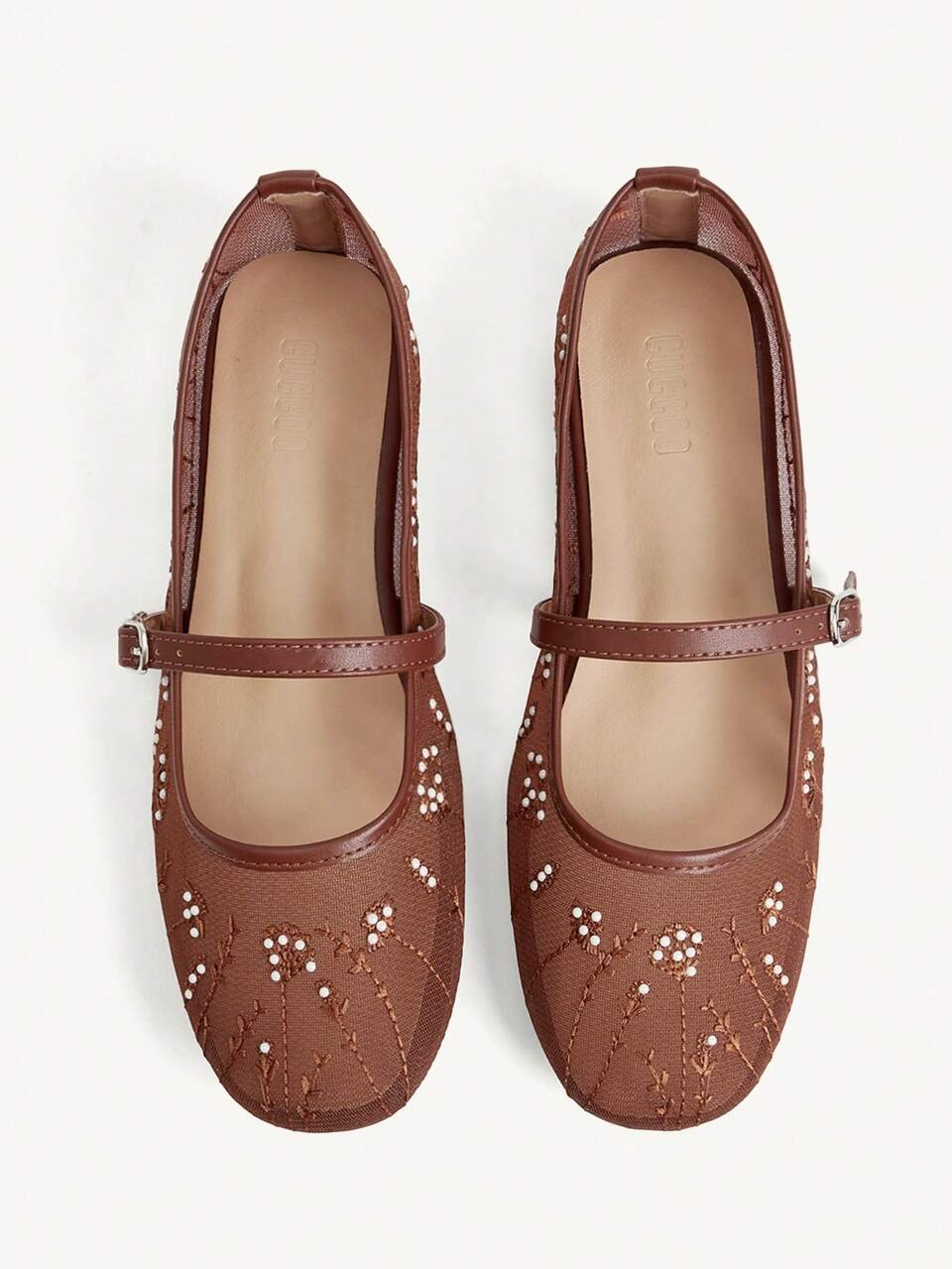 CUCCOO CHICEST Ladies, Willow Nails, Buckles, Flat Shoes.