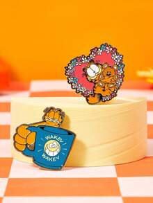 GARFIELD | POKOJA LAND 1個趣味卡通動物造型冰箱磁鐵，可愛經典角色設計，強磁吸附，可愛廚房家居裝飾，學校派對小禮物，DIY手工藝材料，給粉絲的趣味小禮物 - 均碼 - 查看 1