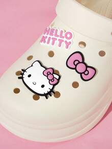 HELLO KITTY AND FRIENDS | SHEIN 時尚可愛花園拖鞋，透氣快乾，柔軟舒適，鏤空設計，適合多種場合 - 白色 - 查看 3