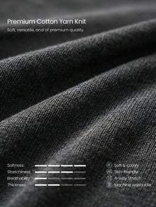 GLOWMODE X Deathly Hollows Relaxed Rib Knit Faded Wash Sweater Pakaian Kasual Sehari-hari Musim Panas - Dark Grey - View 5