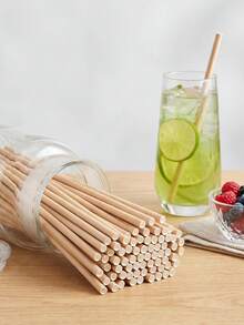 25/50 / 100 Paper Straws, Various Colors, Decorative Party Straws, Beverage Paper Straws, Suitable For Juice, Milkshake, Summer Cocktails, All Kinds Of Parties, Etc. - View 3