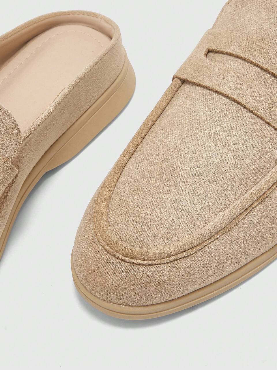 CUCCOO BIZCHIC Fashion Versatile Dating Workplace Elegant Casual Simple Comfortable Back Empty Portable Women's Flat Shoes
