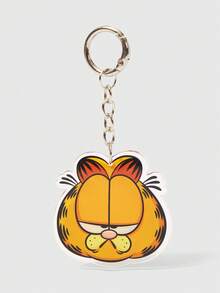 GARFIELD | SHEIN 卡通橘貓壓克力鑰匙圈，可愛動物包包掛飾 - 多色15 - 查看 1