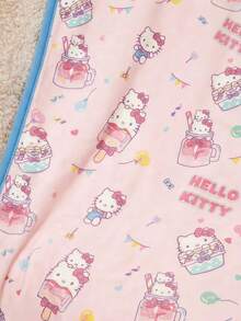 HELLO KITTY AND FRIENDS | Joivida 1件 HELLO AND FRIENDS X Joivida 卡通法蘭絨厚毯，柔軟保暖且防脫落，Y2K可愛睡衣風格，多種尺寸，適合沙發、床鋪、午睡，生日或週年紀念的甜蜜禮物 - 淺粉色 - 查看 6
