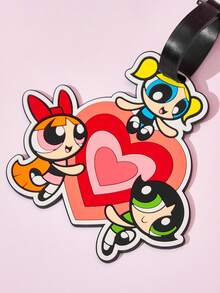 THE POWERPUFF GIRLS X POKOJA LAND 1個趣味卡通行李吊牌 - 彩色 - 查看 3