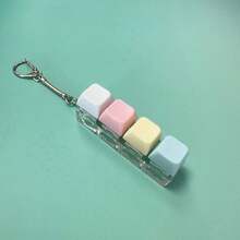 One Adult Keyboard Fingertip Toy, Clicker Toy, Bag Charm, Four-In-One Keyboard Fingertip Keychain, Cube Mechanical Key Clicker, Stress-Relieving Gift, Suitable For Passing Time In The Office, School, Or At Home. It Can Be Hung On Wallets, Bags, Clothes, Doors, Windows, Or Walls, And Can Be Carried To The Office Or On Trips. - Multicolor - View 17