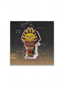 POKOJA LAND Pharaoh Cat In Canopic Jar Fridge Magnet, 1pc, Occult Egyptian Cat Refrigerator Magnet, Strong Magnetic Acrylic Cool Meme Decor, Cat Lover Gift, PokojaLand&Luluni - 1PC - View 9