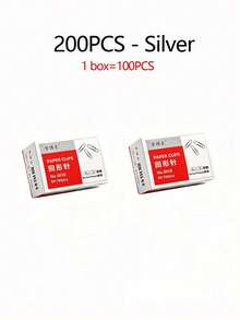 Paper Clips, Loose Bookmarks, Plastic Packaging, Colored Paper Clips, Adhesive Packaging, Return Needles, Office Supplies - Multicolor - View 15