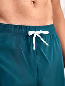 Driftmere Unisex Sports Casual Shorts, Training Running 3-Inch Shorts, Outdoor Ice Silk Quick-Dry Swim Beach Shorts - Blue - View 4
