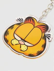 GARFIELD | SHEIN 卡通橘貓壓克力鑰匙圈，可愛動物包包掛飾 - 多色15 - 查看 4