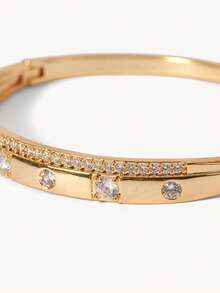 Opalesca Fashion Design Bracelet - Yellow Gold - View 8