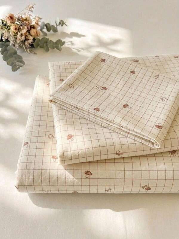 Cirelle 2/3 Pieces100% Polyester Jacquard Texture, Soft And Skin-Friendly Bedding (Duvet Cover + 1/2 Pillowcases, No Comforter Included), All-Season Modern Polyester Bedding Collection