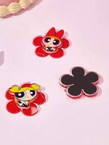 THE POWERPUFF GIRLS X POKOJA LAND 1/3 قطع مغناطيس ثلاجة بشكل حيوان كرتوني مضحك، تصميم شخصية لطيف وكلاسيكي، تثبيت مغناطيسي قوي، ديكور مطبخ منزلي جميل، هدية حفلة مدرسية، لوازم حرف DIY، هدية صغيرة ممتعة للمعجبين - مقاس واحد - مشاهدة 8