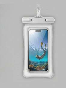 Bolsa Universal à Prova d'Água para Telefone, Capa de Telefone à Prova d'Água 3D, Bolsa de Secagem de Telefone. Ideal para Natação, Dias Chuvosos e Atividades ao Ar Livre para Evitar o Incômodo do Seu Telefone Ser Danificado pela Água. - Multicolorido - Visão 10