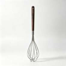 Stainless Steel Egg Whisk And Hand Mixer With Wooden Handle - Durable Metal Design, Suitable For Baking And Cooking, Perfect For Whipping And Mixing Ingredients, Manual Egg Whisk | Hand Mixer | Durable And Strong - Multicolor - View 10