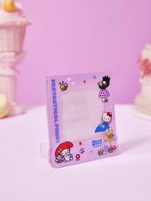 HELLO KITTY AND FRIENDS | Joivida 1pc Cartoon Pattern Acrylic Magnetic Photo Frame Display Stand, Fits Mini 3-Inch Photos, Upright Design. Available In Two Cute Border Colors: Purple And Pink. Minimalist And Creative. Great For Party, Birthday, Holiday Gifts, Or Home And Desk D Ration. Magnets Not Included - one-size - View 13