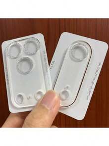 Flashing Camera Protector Film For 17 Pro Max, Transparent Lens Protection Glass, Suitable For The Rear Camera Covers Of 17, 17 Air, And 17 Pro. - Silver - View 5