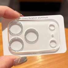 Flashing Camera Protector Film For 17 Pro Max, Transparent Lens Protection Glass, Suitable For The Rear Camera Covers Of 17, 17 Air, And 17 Pro. - Silver - View 6
