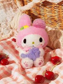HELLO KITTY AND FRIENDS | POKOJA LAND 1個可愛毛絨玩具，附紫色幸運四葉草，聚酯纖維填充動物迷你吉祥物，適合女孩、朋友、小孩作為生日、感恩節、復活節、派對禮物，也是可愛的臥室裝飾 - 彩色 - 查看 6