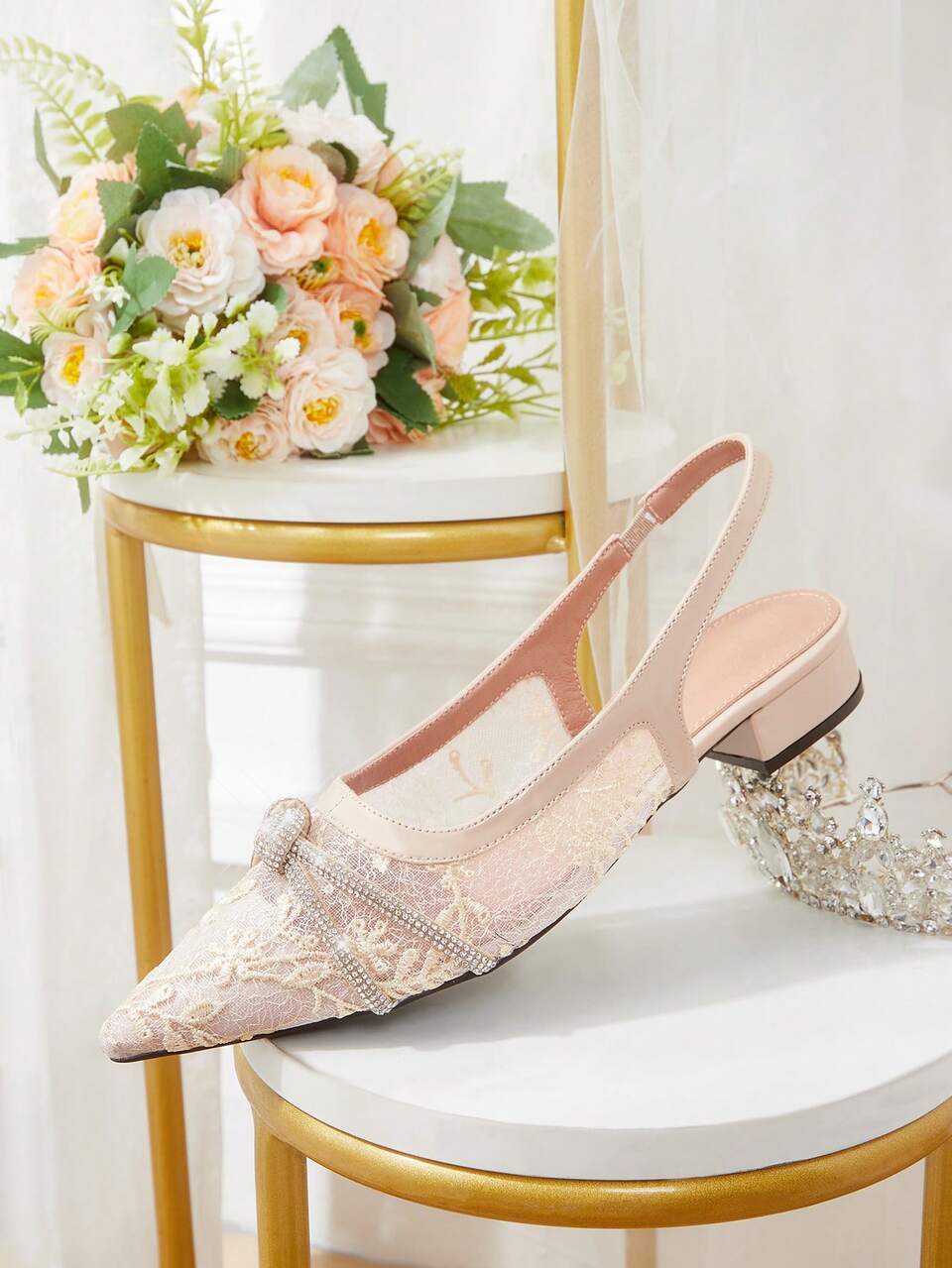CUCCOO HITCHD Gorgeous, Fashionable And Versatile Mesh Shoes Are Casual And Generous. Women's Short-Heeled Shoes