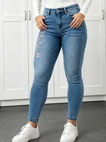 Women Jeans - Baby Blue - View 11