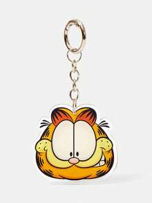 GARFIELD | SHEIN 卡通橘貓壓克力鑰匙圈，可愛動物包包掛飾 - 多色1 - 查看 2