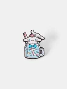 HELLO KITTY AND FRIENDS | SHEIN 3 Buah Bros Enamel Lembut Bergambar Kartun - MultiWarna - View 3