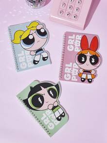 THE POWERPUFF GIRLS X Joivida Buku Memo Berwarna-warni yang Cocok untuk Pelajar dan Pekerja Kantoran - Satu-Ukuran - View 1