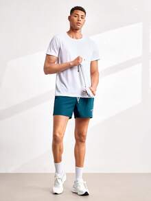 Driftmere Unisex Sports Casual Shorts, Training Running 3-Inch Shorts, Outdoor Ice Silk Quick-Dry Swim Beach Shorts - Blue - View 8