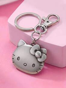 HELLO KITTY AND FRIENDS | POKOJA LAND 1個卡通造型鑰匙圈，輕巧精緻，合金材質，可愛優雅。可用作包包吊飾、行李吊牌或汽車鑰匙圈，適合日常通勤與旅行。也是送給女友、閨蜜或自己的生日、情人節、聖誕節等節日的理想小禮物 - 銀色 - 查看 5
