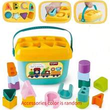 Baby Toy Shape Sorting Learning Blocks, Toddler Toys And Garden Building Toys, Abc And Shape Blocks, Shape Sorting Game, Children'S Educational Toys (Some Parts Sent Randomly) - Multicolor - View 9