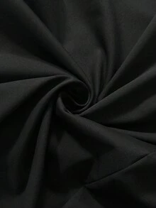 Solflare 春夏新款百搭休闲连体裤，适合日常穿着、派对、通勤、婚礼、音乐节、返校、毕业典礼、海滩度假、街头风、居家休闲、观光等多种场合，可单穿或叠穿，饰有精致蕾丝边，短袖，修身剪裁，内置短裤，黑色，大码可选 - 黑色 - 查看 10
