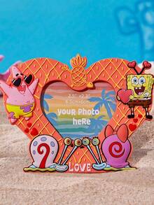 SpongeBob SquarePants | Joivida 1個聯名亮橘色卡通角色與字母磁吸冰箱貼，可愛冰箱磁鐵，適合居家廚房、辦公室、宿舍，也是獨特的個性化週年、生日、派對贈禮或聖誕襪填充禮物 - 1PC - 查看 2